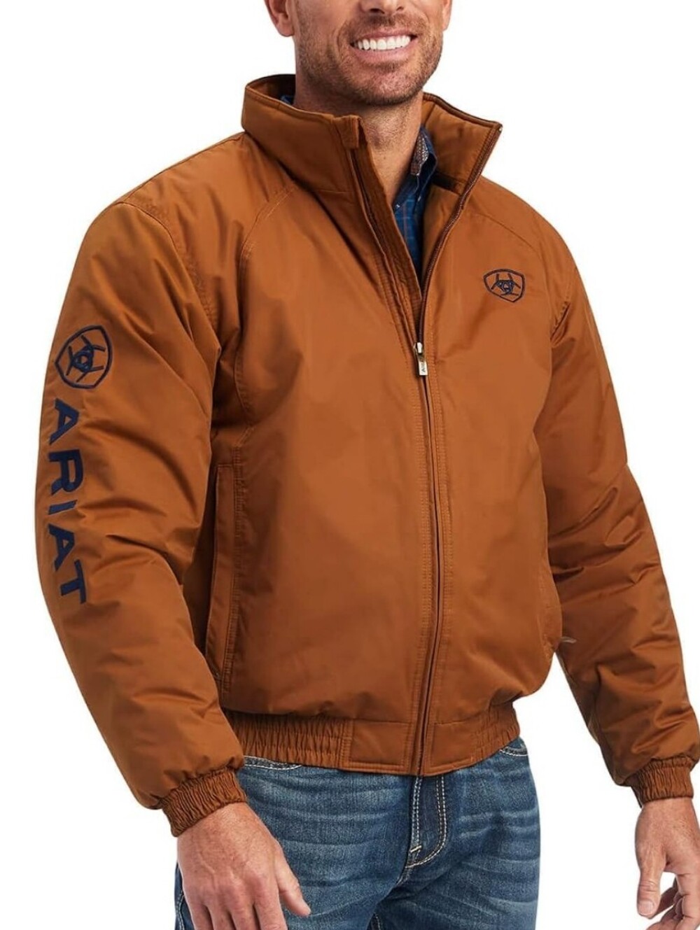 Ariat EUC! Men’s Team Logo Insulated Jacket – Chestnut – Size XXL